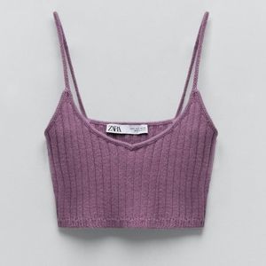 NWT ZARA | Ribbed Knit Wool Blend Crop Top